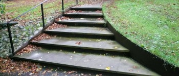 Churchyard steps